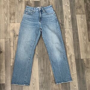 Madewell Curvy 90s Straight Jeans *altered hem*
